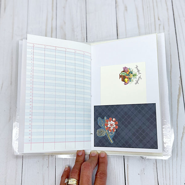 Thankful and Blessed Handmade Journal, 30 Days of Thankfulness, Gratitude Journal