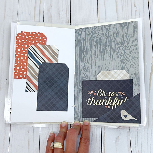 Thankful and Blessed Handmade Journal, 30 Days of Thankfulness, Gratitude Journal