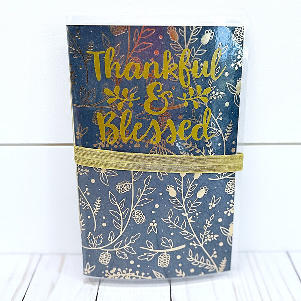 Thankful and Blessed Handmade Journal, 30 Days of Thankfulness, Gratitude Journal
