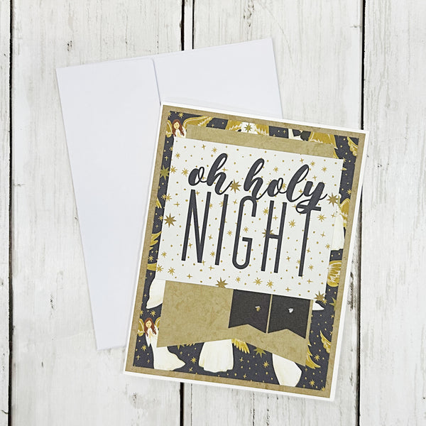 Christmas Card Set of 7, Handmade Christian Holiday Cards