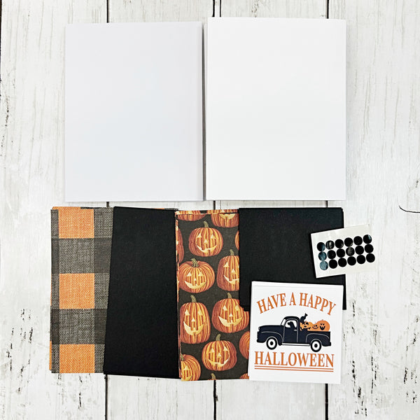 DIY Halloween Card Kit, Make Your Own Greeting Cards, Beginner Cardmaking