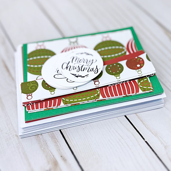 DIY Christmas Card Kit, Make Your Own Greeting Cards, Beginner Cardmaking Kit