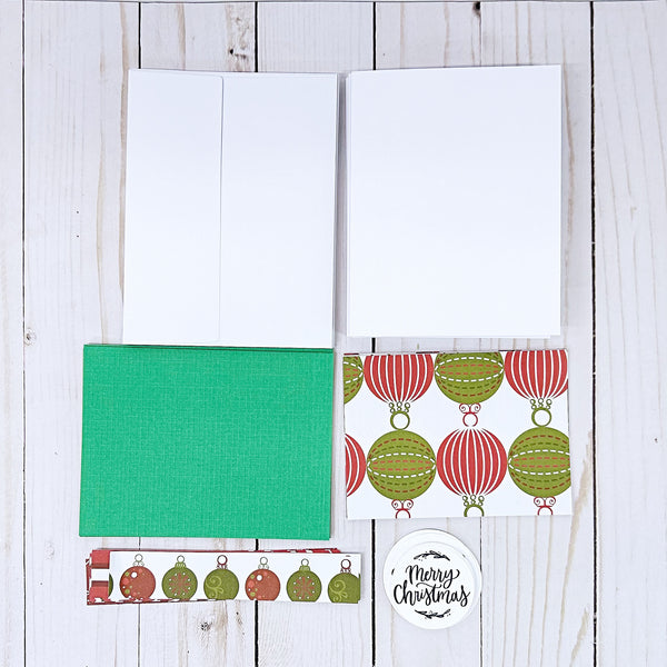 DIY Christmas Card Kit, Make Your Own Greeting Cards, Beginner Cardmaking Kit