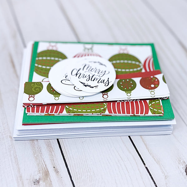 DIY Christmas Card Kit, Make Your Own Greeting Cards, Beginner Cardmaking Kit