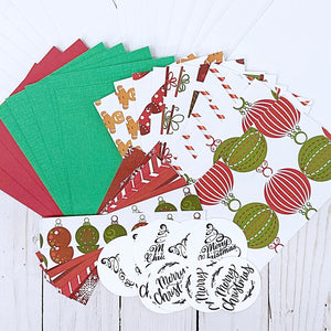 DIY Christmas Card Kit, Make Your Own Greeting Cards, Beginner Cardmaking Kit