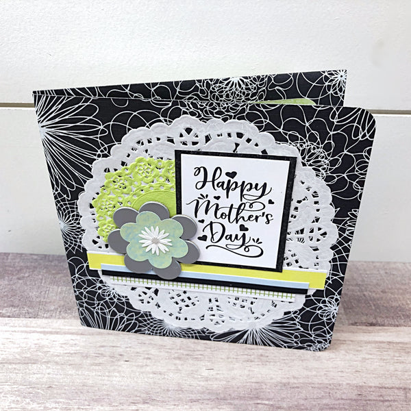 Mother’s Day Photo Album Card, Handmade Greeting Card