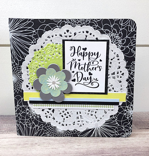 Mother’s Day Photo Album Card, Handmade Greeting Card