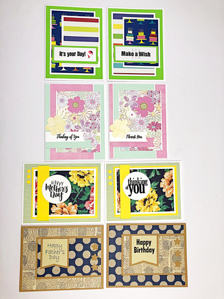 DIY Multi Occasion Card Kit, Make Your Own Cards