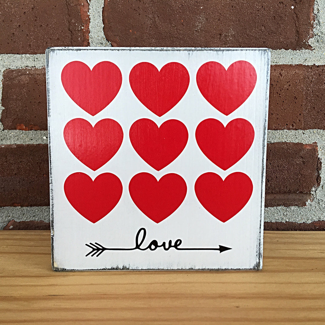 Heart - 12 x 1/2 - Painted Red – The Craft Place USA