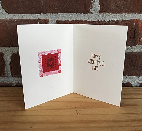 Sweetheart Valentine's Day Card, Handmade Happy Valentine's Day Greeting Card